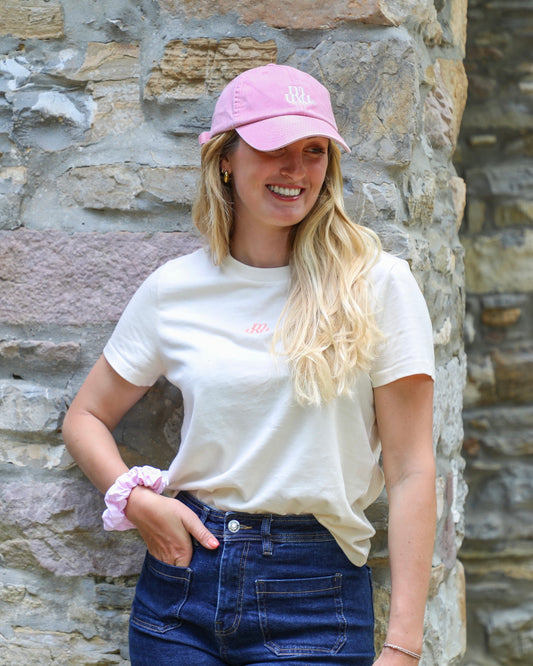 Casquette Muxu rose en jean
