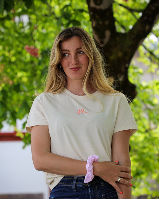 T-shirt natural Muxu en coton